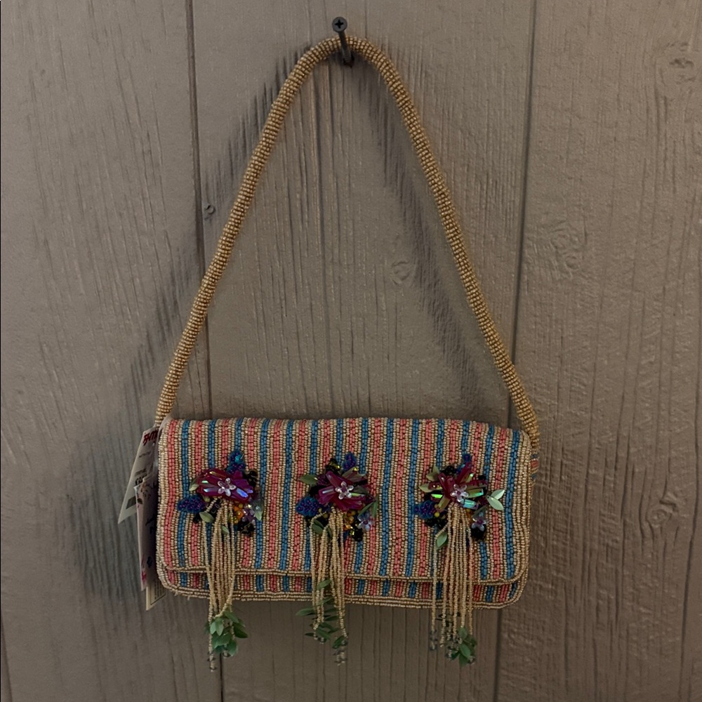 Colorful Beaded Women's Bag